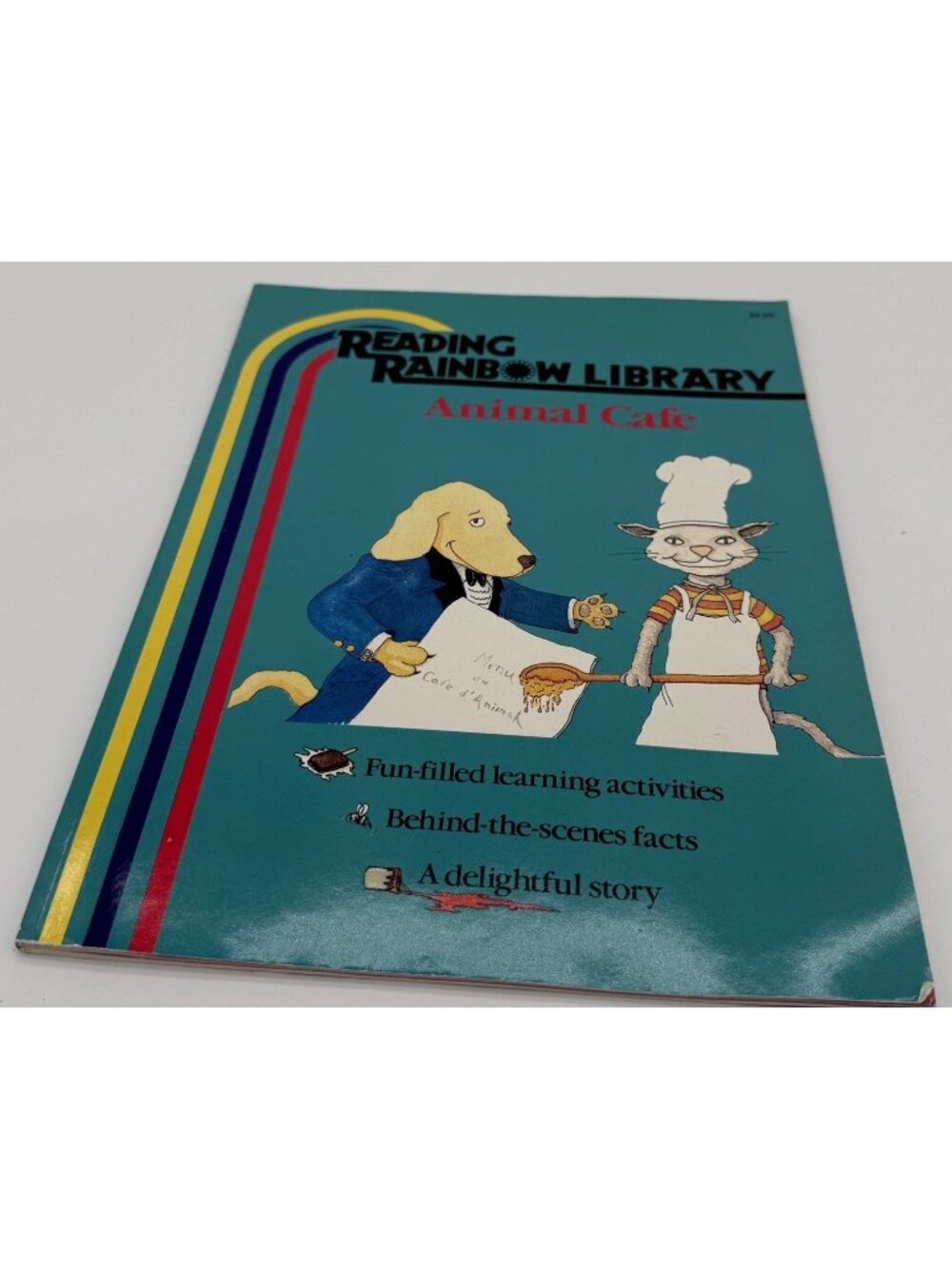 1981 Reading Rainbow Library Animal Cafe Activity Book READ